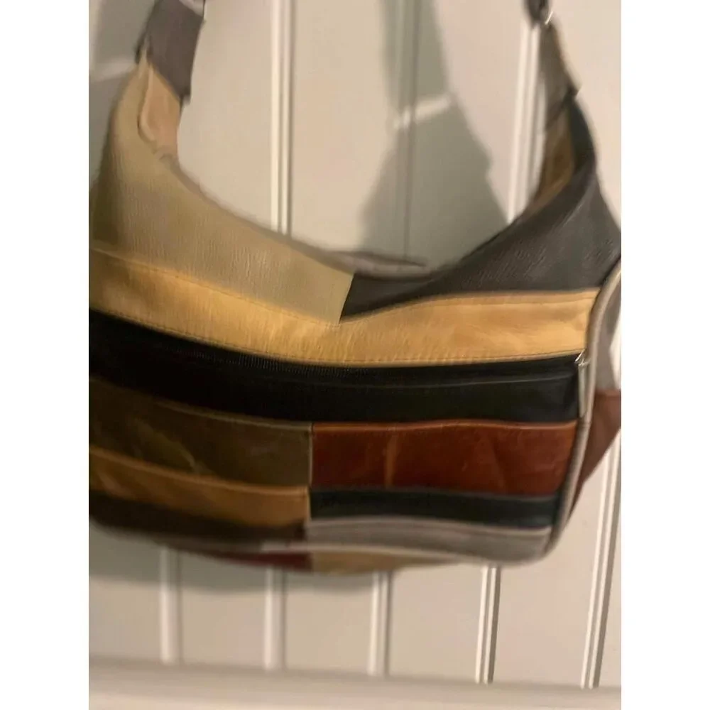 Leather Ladies Purse Multi Color